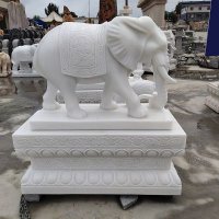 大理石雕刻大象