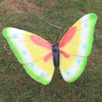 仿真蝴蝶摆件公园彩绘动物雕塑
