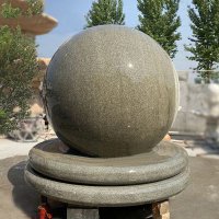 花岗岩风水球-浮雕风水球