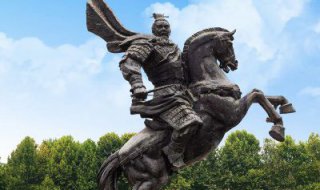 曹操骑马铜雕塑像-景区历史名人古代帝王雕塑