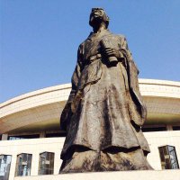庄子写意铜雕像-城市广场中国历史人物著名哲学家