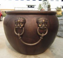 铸铜缸庭院园林水缸鱼缸摆件