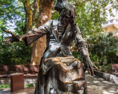 英国医学家世界著名人物利斯特纯铜雕像