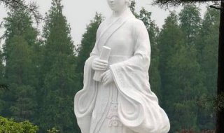 息夫人汉白玉石雕像-中国历史名人春秋时期著名美女雕塑
