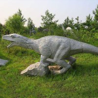 石雕恐龙雕塑摆件