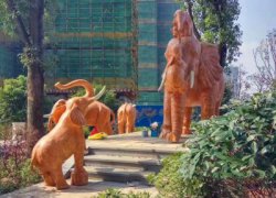 园林大象雕塑