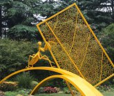 公园不锈钢螳螂创意雕塑景观