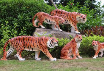 玻璃鋼黑色天鵝擺件，為公園園林增添動物美感