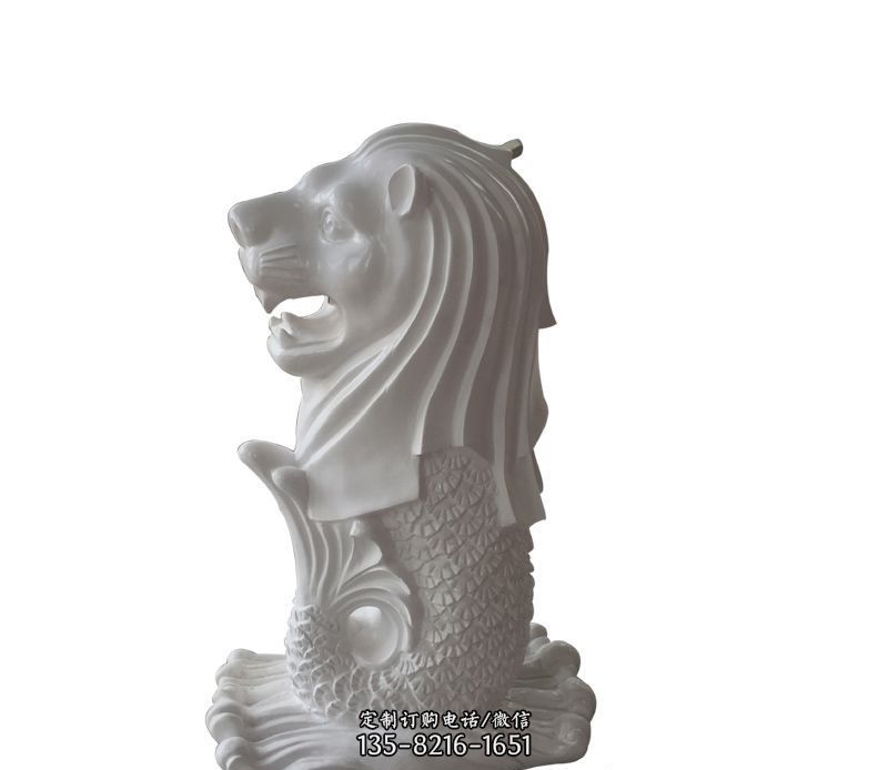 鱼尾狮石雕-雕像的诅咒二