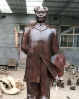 中国伟人毛泽东铜像