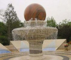 公园景观风水球喷泉石雕