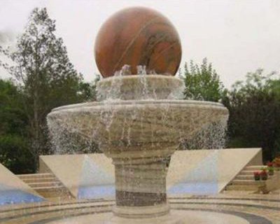 公园景观风水球喷泉石雕