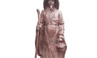 陶渊明铜雕像-汉白玉陶渊明石雕，中国历史文化人物古代著名田园诗人