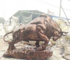 铜雕拓荒牛-拓荒牛雕塑
