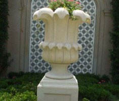 别墅景观欧式花钵石雕