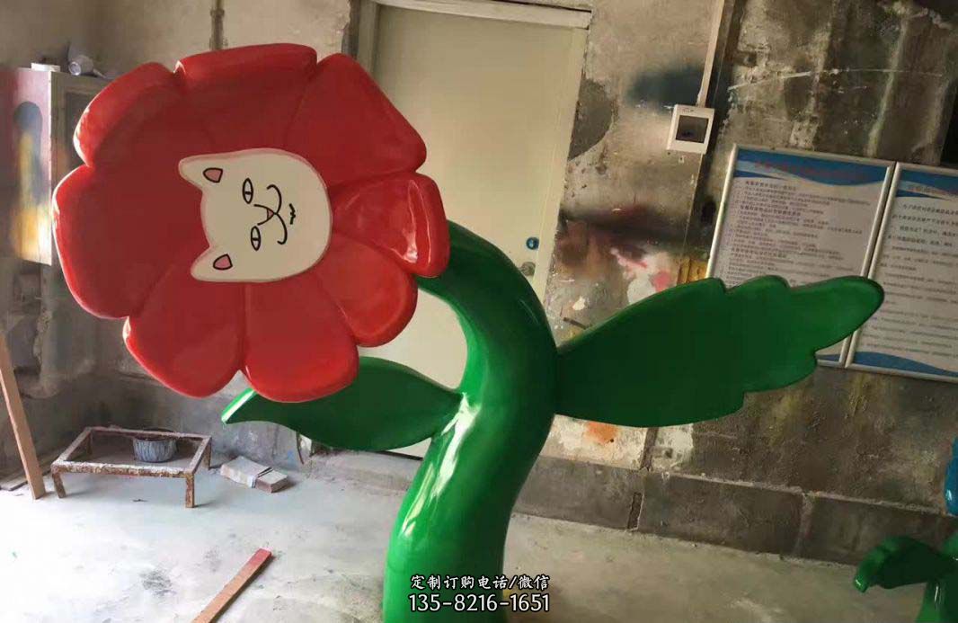 雕塑/花朵/网制作：不锈钢雕塑厂家定制浙江仿真镂空花朵雕塑—