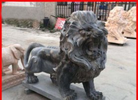 狮子公园动物石雕