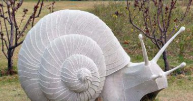 公园不锈钢抽象蜗牛雕塑