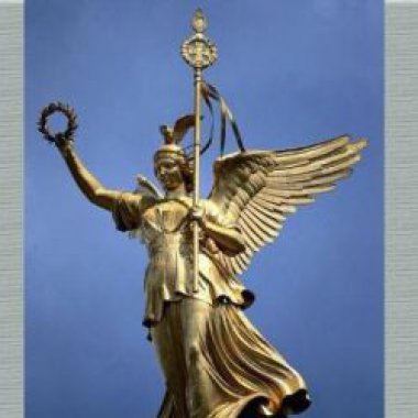 胜利女神铜雕-玻璃钢卡通人物雕塑