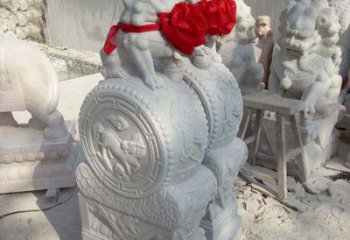 巴黎遠東藝術館：辟邪神獸，石雕獅子