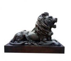 企业门口欧式狮子铜雕