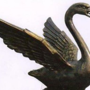铜雕喷水天鹅公园动物雕塑