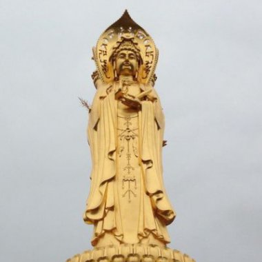 观音菩萨铜雕像