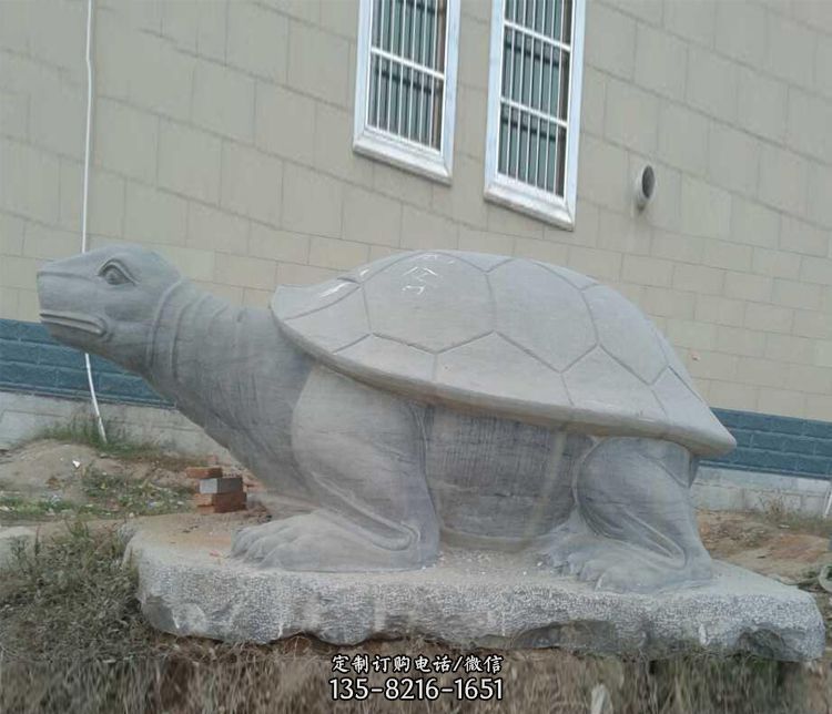 大理石乌龟公园动物石雕图片