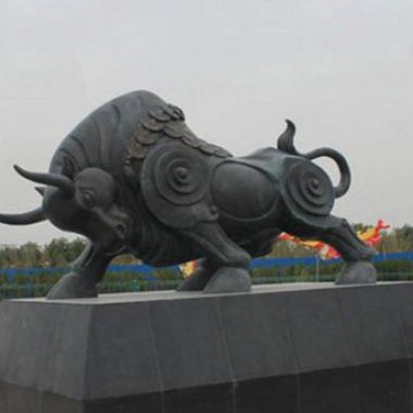 大型动物雕塑铜雕牛摆件