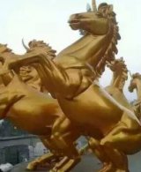 铜雕广场飞马雕塑