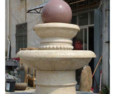 别墅景观大理石风水球喷泉雕塑Array
