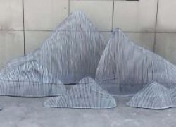 镂空假山雕塑