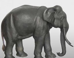 铜制大象-铜雕大象