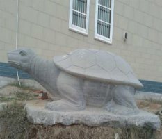 大理石乌龟公园动物石雕