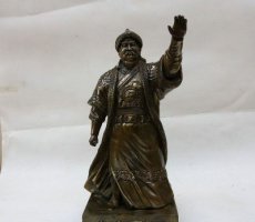 成吉思汗人物铜雕112