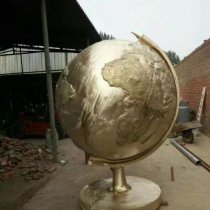 不锈钢校园企业地球仪雕塑