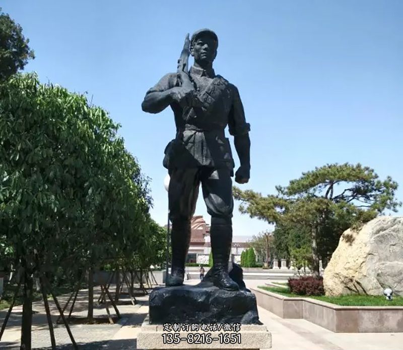 肇庆骑马的战士西方人物铜雕