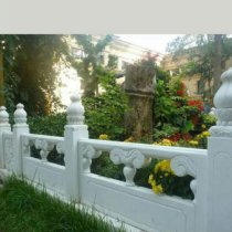 庭院景观汉白玉栏板石雕