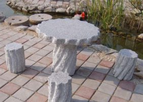 公园石桌凳-梅兰竹菊象棋石桌凳