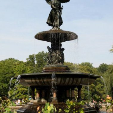 欧式天使喷泉铜雕