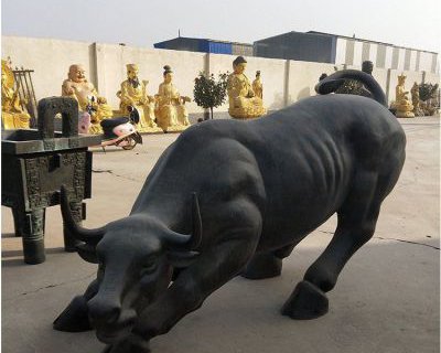 铜雕牛广场动物景观摆件