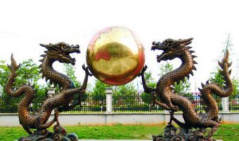 最美中国龙-大禹雕塑