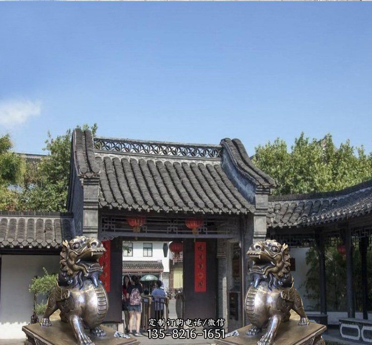 铜雕北京狮子庭院动物雕塑