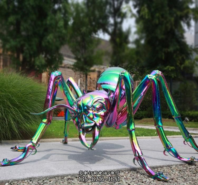 不锈钢动物蚂蚁雕塑