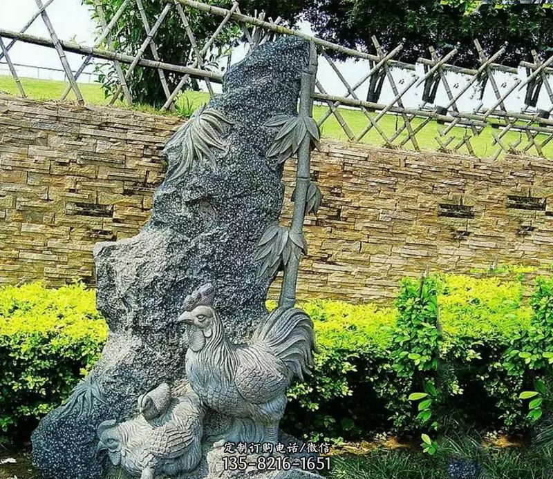 石雕十二生肖青石动物雕塑图片