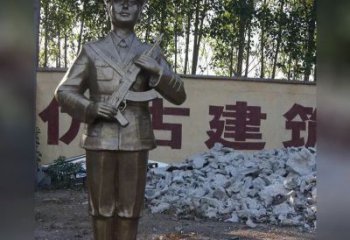 軍人主題文化雕塑給人民帶來了什么