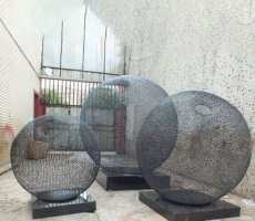 球形不锈钢景观雕塑