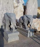 青石仿古大象雕塑