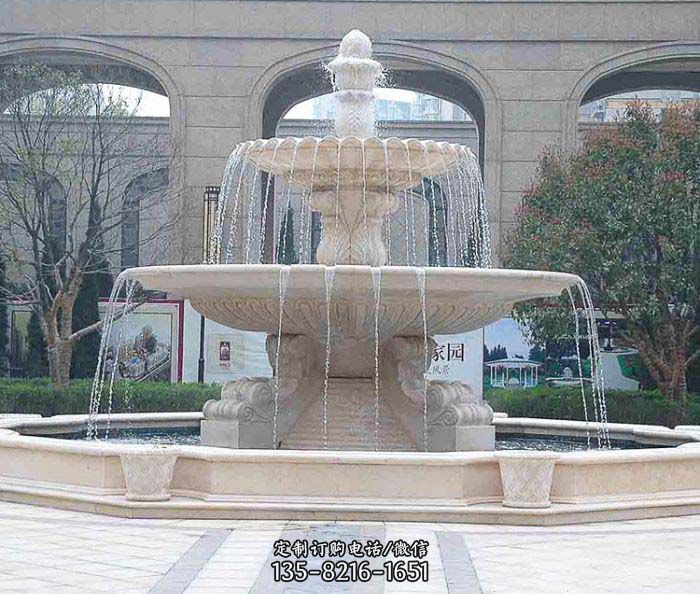 广场景观大型喷泉石雕