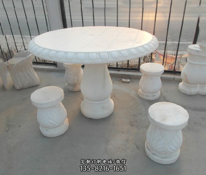圆桌凳别墅欧式石雕
